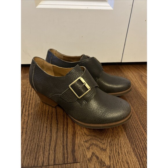 Korks By Kork-Ease Womens Little Leather Monk Strap Booties Size 7.5 New w/o Box - Picture 1 of 5